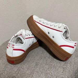 Converse Platform Sneakers with Baseball Accents